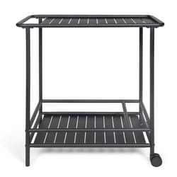 Desserte de jardin 61 x 42 cm noir Livoo GS163N