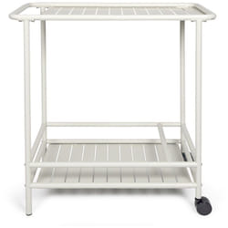Desserte de jardin 61 x 42cm blanc Livoo GS163C