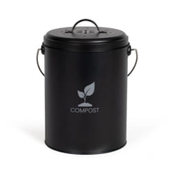 Livoo - Seau à compost de cuisine 6l noir MES154N