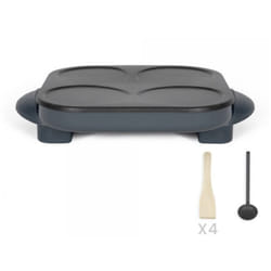 Crêpière 1500w 4x12cm gris Livoo DOC266G