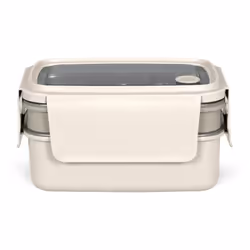 Cette Lunch box isotherme MEN406C Livoo est pratique pour séparer et emporter des repas grâce au double étage d'une capacité  ...