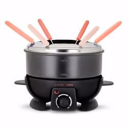 Livoo DOC308, 6 personne(s), 1,6 L, Noir, Rond, Rotatif, 650 W