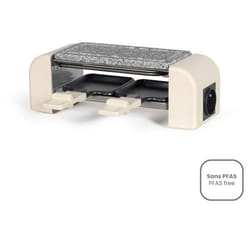 Appareil à raclette connectable - LIVOO - DOC310C - 2 personnes - 450 W - Thermostat automatique