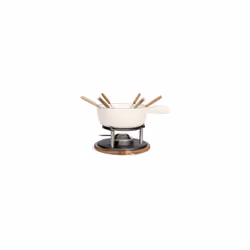 Fondue - blanc - capacité de 2,6 litres - pour 6 personnes - Livraison rapide et soignee - Facture fournie -