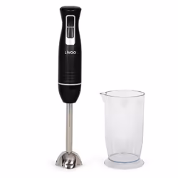 Livoo - Mixeur plongeant avec bol DOP245N - 400 w - 2 vitesses - Noir