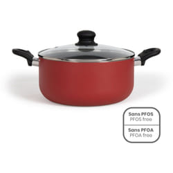 Livoo - Faitout aluminium 24cm avec couvercle MEP150R