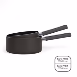 Livoo - livoo set 2 cass ts feux d.18-20 ss pfoa ni pfos noir /6 - mep154n