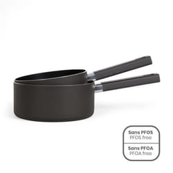 Livoo - livoo set 2 cass ts feux d.18-20 ss pfoa ni pfos noir /6 - mep154n