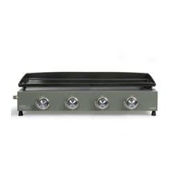 Plancha gaz Livoo DOC325 - 4 brûleurs - Vert / Noir