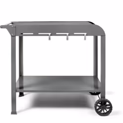 Desserte pour plancha Livoo GS168G offre un espace de travail généreux avec un plateau supérieur de 70 x 50, elle convient pa ...