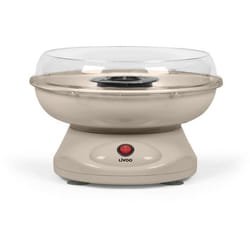 Machine à barbe à papa - LIVOO - DOM468C - 450W - Cuve et couvercle amovibles - Cuillère doseuse et 10 sticks en bambou inclus