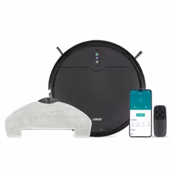 Le robot aspirateur laveur LIVOO DOH145 WASH'UP balaie, aspire et lave vos sols. Programmable et doté de 4 modes, il offre un ...