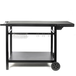 Desserte pour plancha avec tablette rabattable - LIVOO - GS170N  - 2 roues crantées Ø15 cm - Plateau supérieur 85 x 50 cm