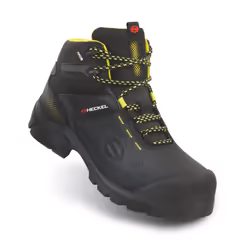 Uvex Heckel Maccrossroad 3.0, Femelle, Adulte, Bottes de sécurité, Noir, Jaune, EUE, CI, HI, HRO, S3, SRC
