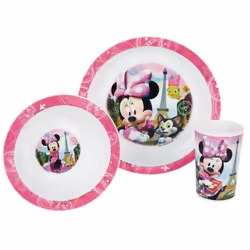 Cijep Minnie - Ensemble Lunch, Blanc, Multicolore, Rose, Polypropylène expansé (EPP), Fille, 1,5 an(s), Chine, 3 pièce(s)