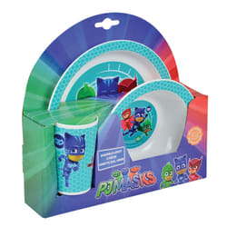 Cijep Pjmasks Set Lunch 3 Pces Assiette, Bol, Verre