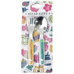 Hello Kitty Acidulee Ensemble Couverts Inox (Fourchette, Cuillere)