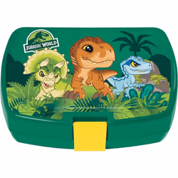 Jurassic World Boite Goûter Votre petit aventurier sera ravi de posséder cette boîte à goûter à l'effigie des célèbres dinosa ...