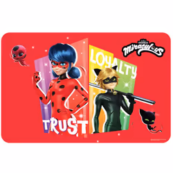 Set De Table - Miraculous Illustrés par vos personnages et héros préférés ces sets de table feront la joie de vos enfants. Le ...