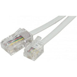 Connect 911740 câble de téléphone 2 m Blanc