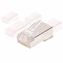 Dexlan 920580, RJ-45, Transparent, Cat6, S/UTP (STP), Or, 10 pièce(s)