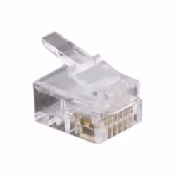 CUC Exertis Connect 920630, RJ12, Or, Transparent, Plastique, Or, 10 pièce(s), Sac