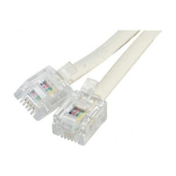 Connect 925400 câble de téléphone 15 m Ivoire
