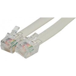 EXC 935600 câble de téléphone 7 m Ivoire