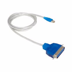 Hypertec 151040, Bleu, Argent, USB A, Centronics 36, 1,8 m