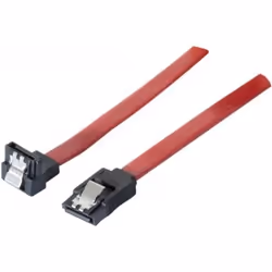 Tecline SATA III MM 0.5m, 0,5 m, SATA III, SATA 7-pin, SATA 7-pin, Mâle/Mâle, Noir, Rouge