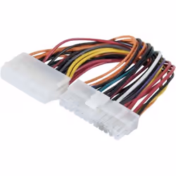 EXC 314060, 0,2 m, ATX (20-pin), ATX (24-pin), Mâle, Mâle, Droit