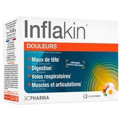 3C Pharma Inflakin Douleurs 30 Comprimés