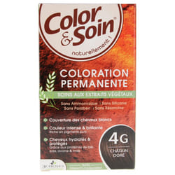 Les 3 Chênes Color & Soin Coloration Permanente - Coloration : Châtain Doré : 4G