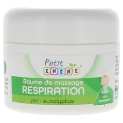 Les 3 Chênes Petit Chêne Baume de Massage Respiration Bio 40 ml