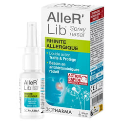 3C Pharma AlleR'Lib Rhinite Allergique Spray Nasal 15 ml
