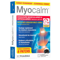 3C Pharma Myocalm Douleurs Musculaires & Articulaires 6 Patchs