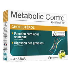 3C Pharma Metabolic Control Cholestérol 30 Comprimés