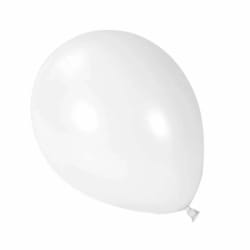 Lot de 10 Ballons en Latex 30cm Blanc