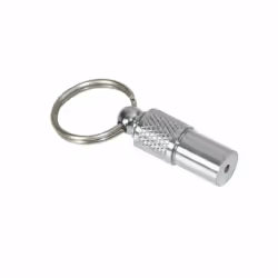Paris Prix Tube Porte-Nom Métal - 3cm Argent