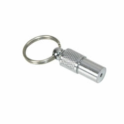 Paris Prix Tube Porte-Nom Métal - 3cm Argent