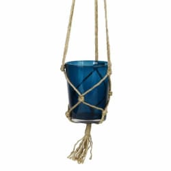 Paris Prix Pot Verre Chanvre 13 cm Bleu
