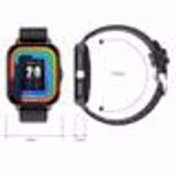 Montre intelligente Y13 NOIR multifonction avec écran tactile et fonction compteur de pas