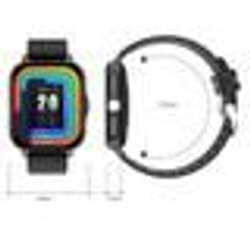 Montre intelligente Y13 NOIR multifonction avec écran tactile et fonction compteur de pas