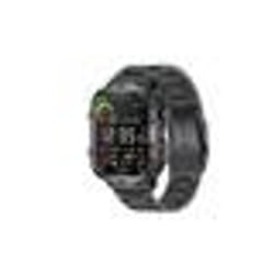 Montre connectée QX11 bracelet noir acier 420 mAh pour les sports d’extérieur