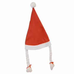 IMC Toys Bonnet De Noël Avec Tresses, unisexe, 14 an(s), Polyester, Rouge, Chine, 35 g