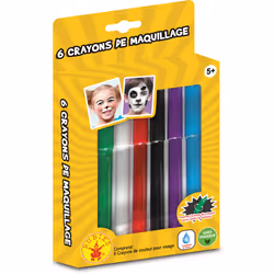 Rubie's 6 Crayons De Maquillage À L'Eau