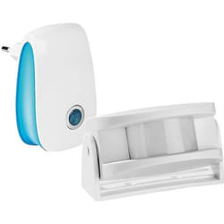 Sonnette / détecteur de mouvement - INFACTORY - Sans fil - 180° - 80 db - Blanc