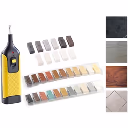 Kit de réparation multi-sols - AGT - 33 bâtons de cire - pour sols pierre bois et plastique