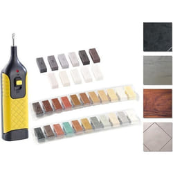 Kit de réparation multi-sols - AGT - 33 bâtons de cire - pour sols pierre bois et plastique