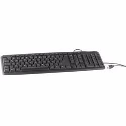 Clavier USB standard - Pearl - AZERTY - Pavé numérique - Filaire - Ergonomique